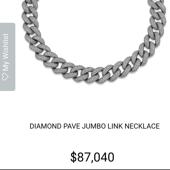SHAY Jumbo Crystal Chain Link Collar Necklace - Picture 7 of 8